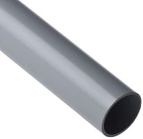 Труба гладкая жесткая ПВХ Ruvinil Д=25 легкая 3м серый (уп. 90м) картинка